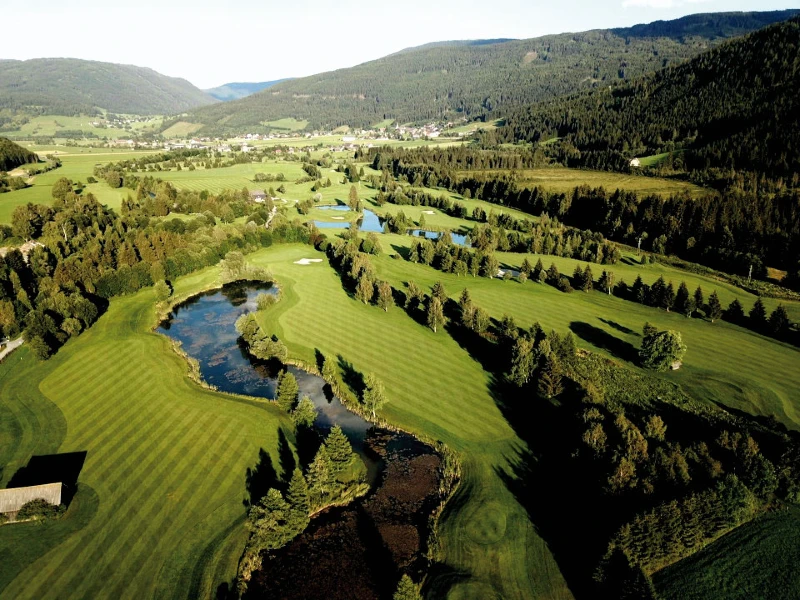 Golf Lungau Wasserhindernis