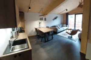 keuken en woongedeelte